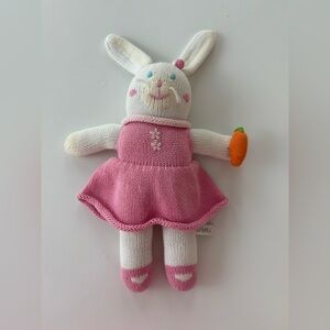 Zubels Harriet the Bunny Knit Doll Plush